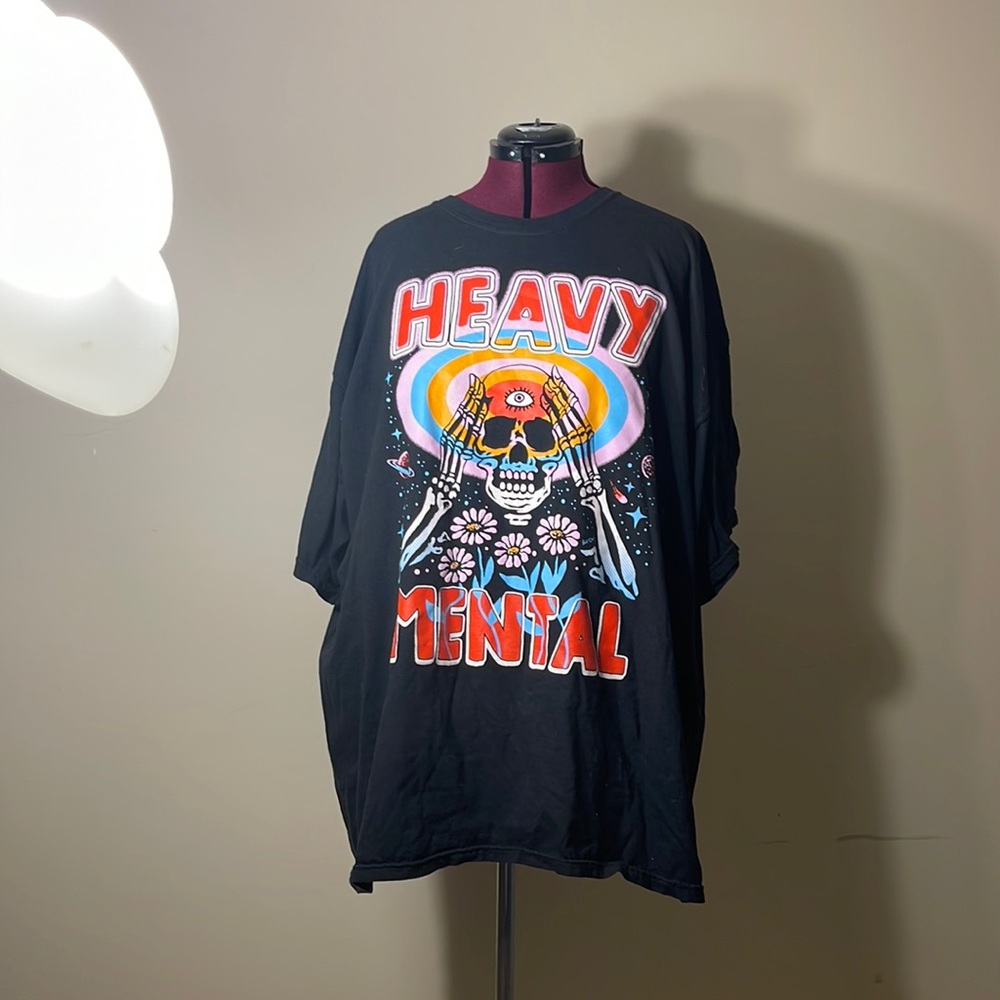 Heavy mental tee cotton xxl